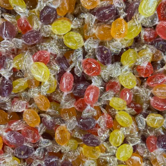 Fruit hard candies, حلوى صلبة بالفواكه