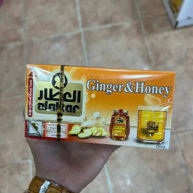 Ginger and honey tea, شاي الزنجبيل والعسل