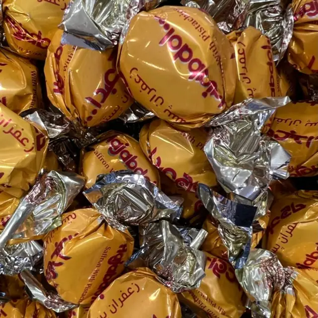 Saffron candies, حلوى الزعفران