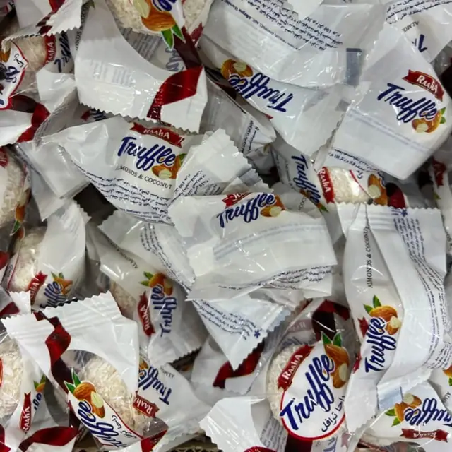 Truffle candies, حلوى ترافل
